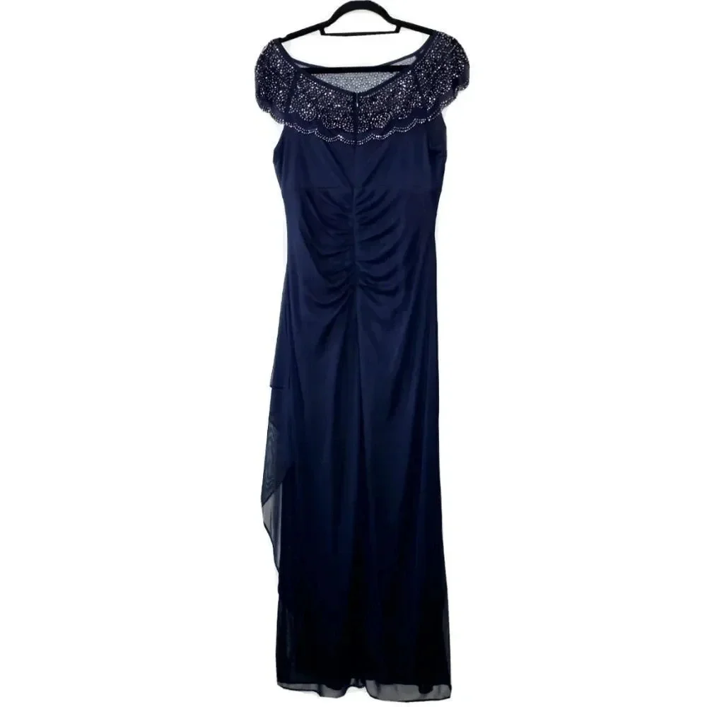 MSK LONG EVENING GOWN FORMAL DRESS - Picture 2 of 6